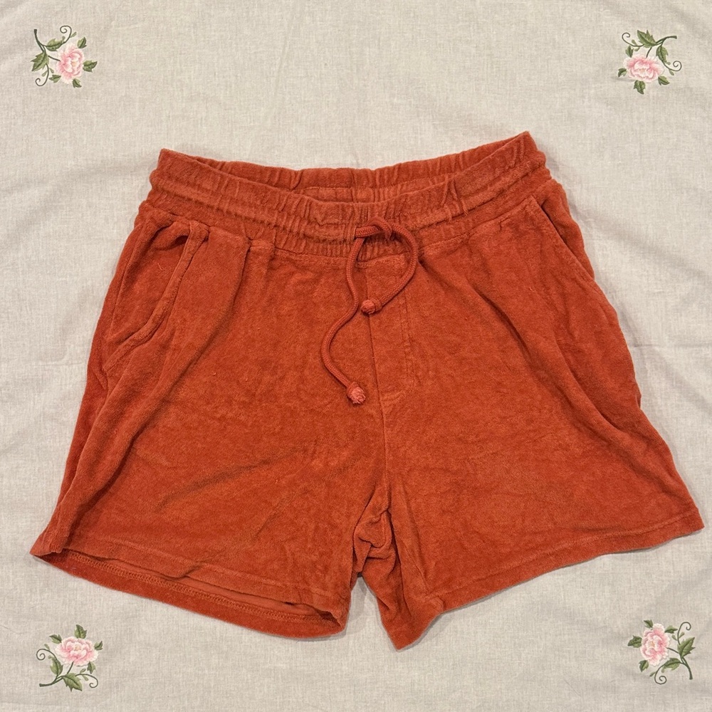 New Look Rust Orange Athletic Shorts